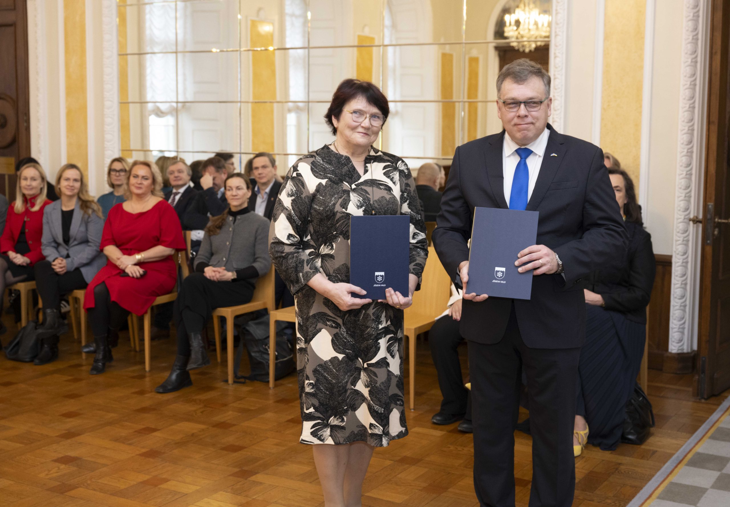 Helle Kajaste ja Lauri Hussar